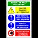 Panou pentru reguli de baza pe santier
